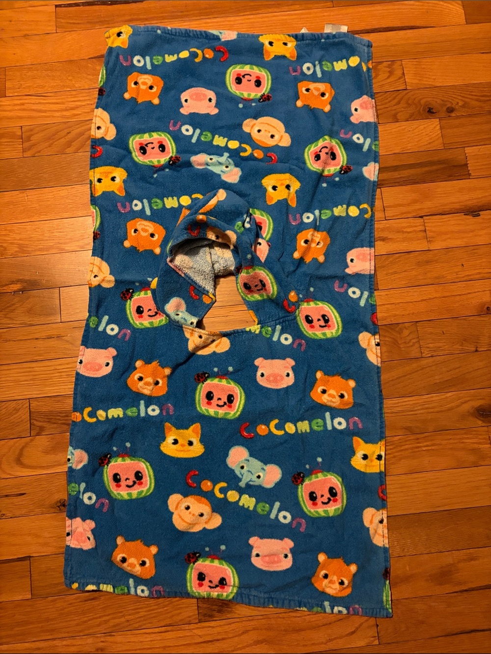 CoComelon Blue Kids Hooded Sleep Sack Blanket